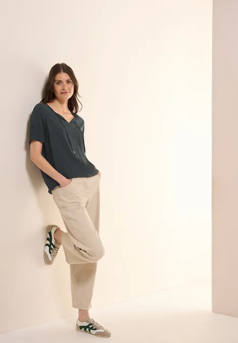 Tunika in Unifarbe slate khaki