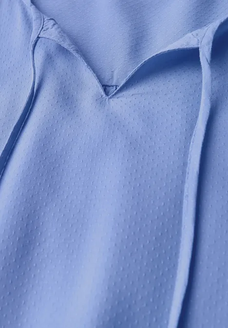 Tunika in Unifarbe aster blue