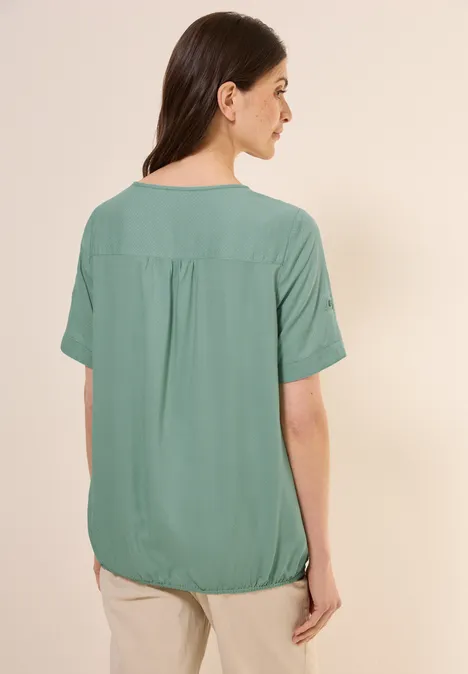 Tunika in Unifarbe matcha green