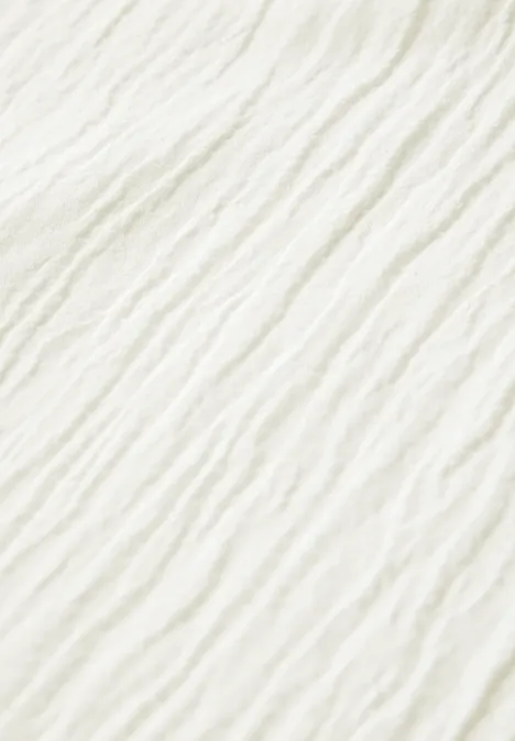 Seersucker Bluse vanilla white