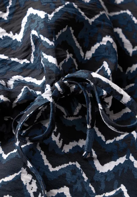 Bedruckte Bluse universal blue