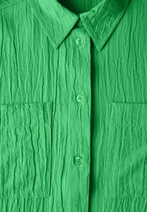 Strukturbluse iced neon green