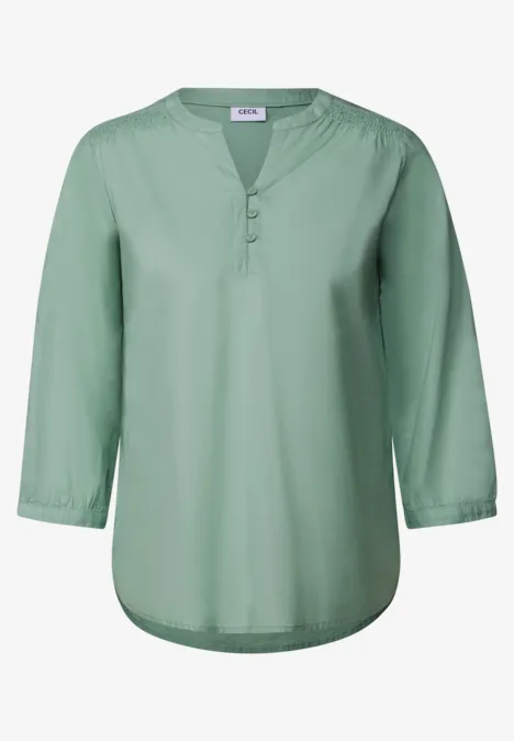 Leichte Bluse matcha green