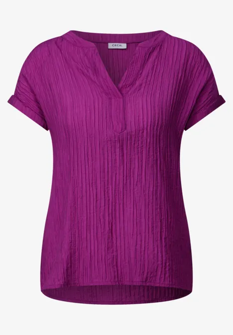 Strukturbluse anemone pink