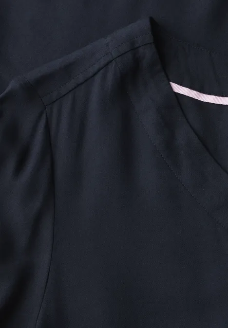 Blusenshirt mit Knoten universal blue