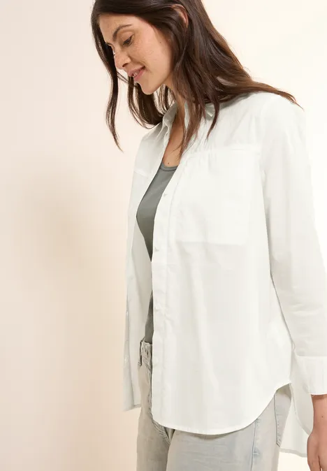 Sommerliche Hemdbluse vanilla white