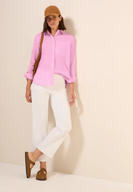 Sommerliche Hemdbluse cherry blossom pink