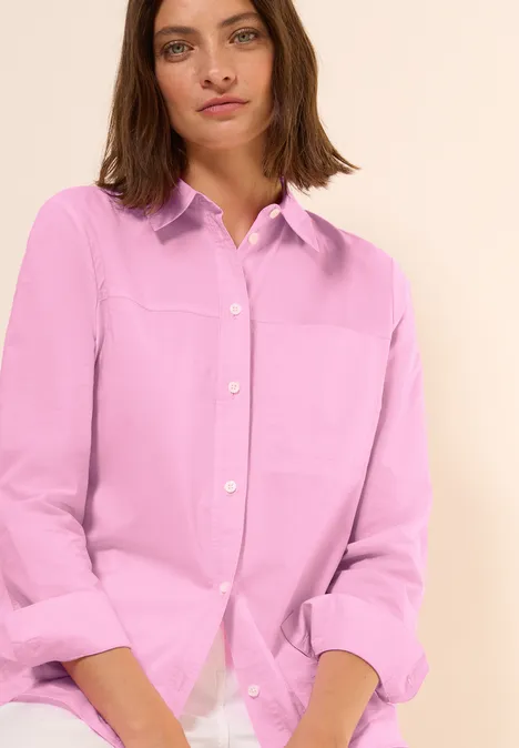 Sommerliche Hemdbluse cherry blossom pink
