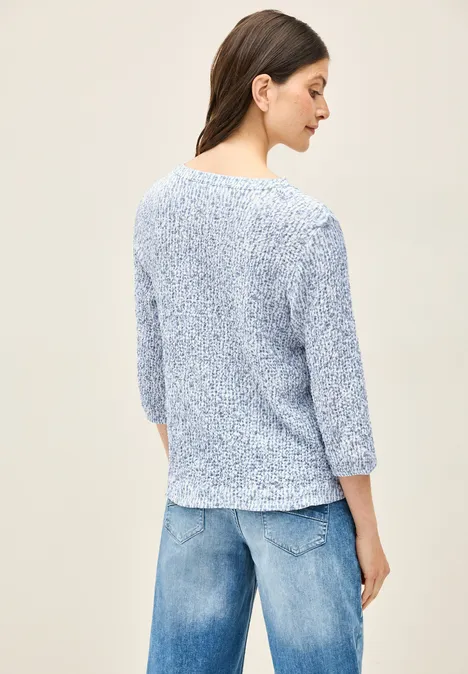Strukturbluse vanilla white