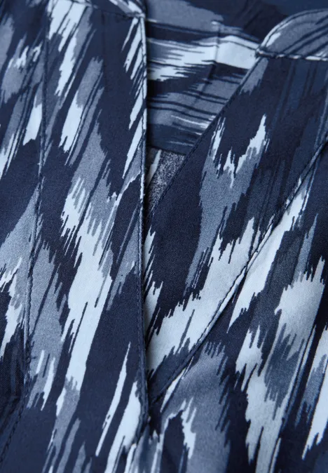 Gemusterte Tunika urban navy blue
