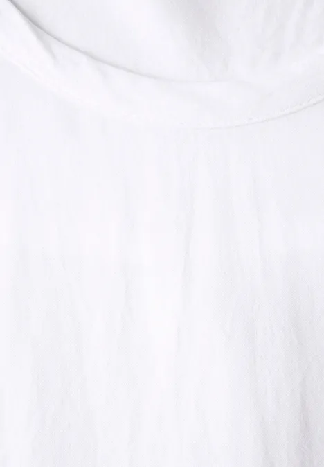 Bluse mit Knotendetail White