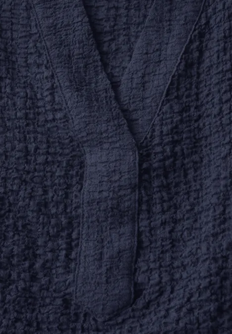Strukturbluse urban navy blue