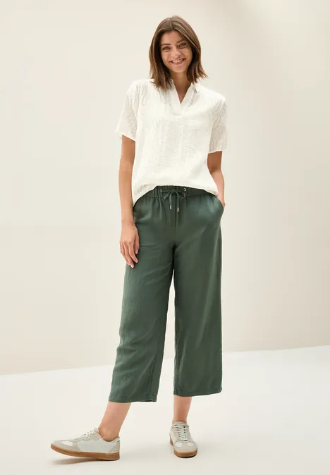 Blusenshirt mit Struktur vanilla white