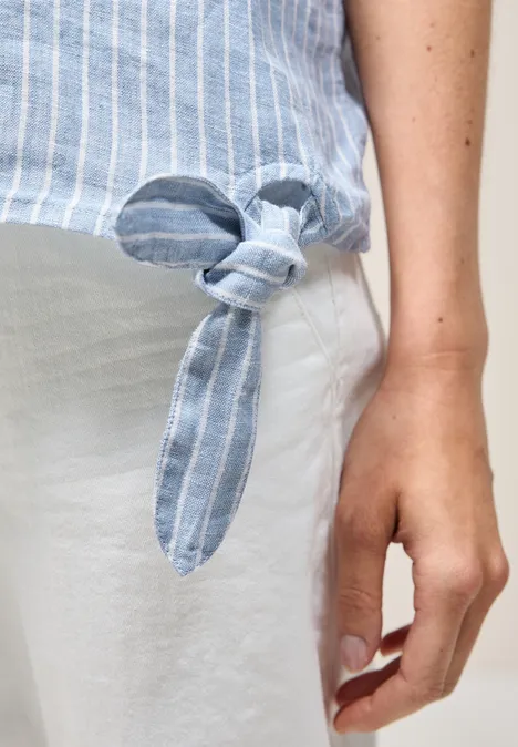 Blusenshirt aus Leinen chambray forever blue