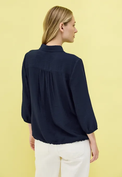 Hemdbluse mit Struktur urban navy blue