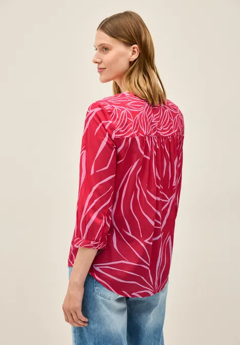Print-Mix Bluse glazed apple red