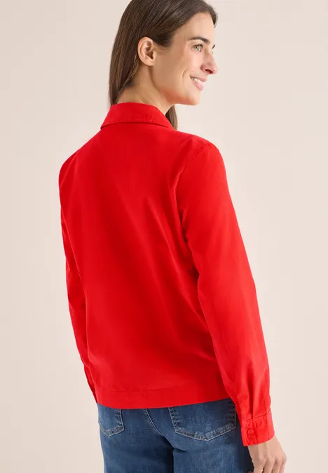 Cord Hemdbluse pumpkin orange