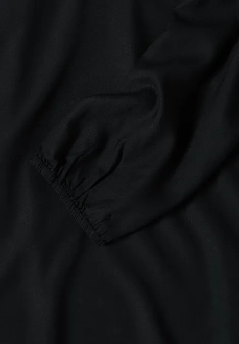 Tunika in Unifarbe Black