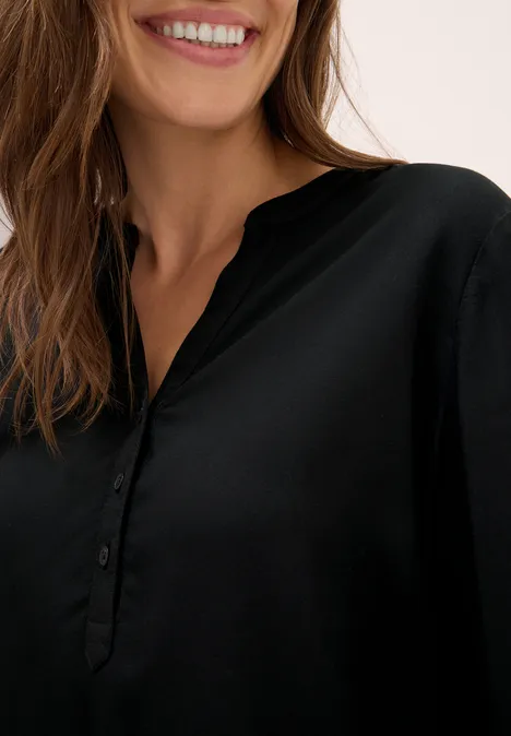 Tunika in Unifarbe Black