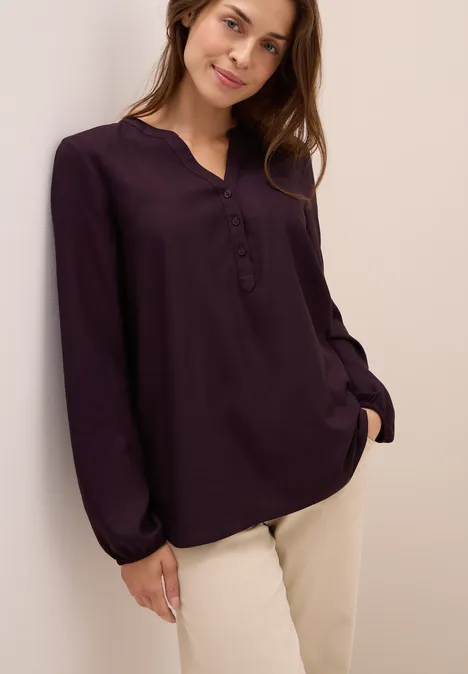 Tunique en couleur unie eggplant red