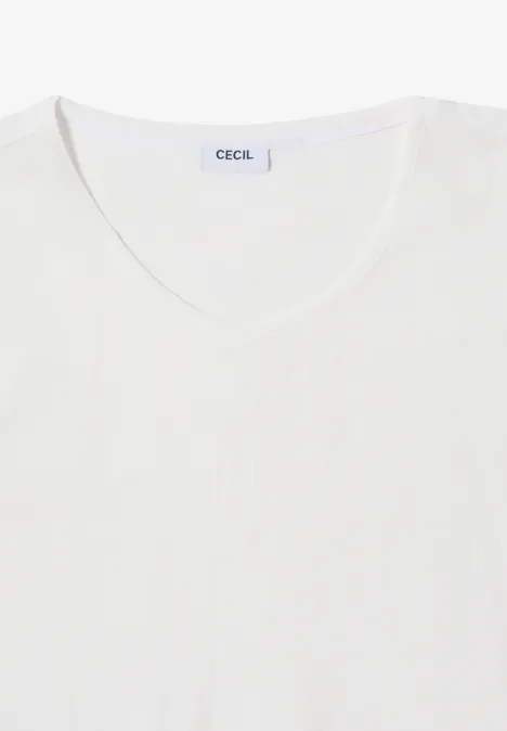 Bluse mit Tunnelzug White