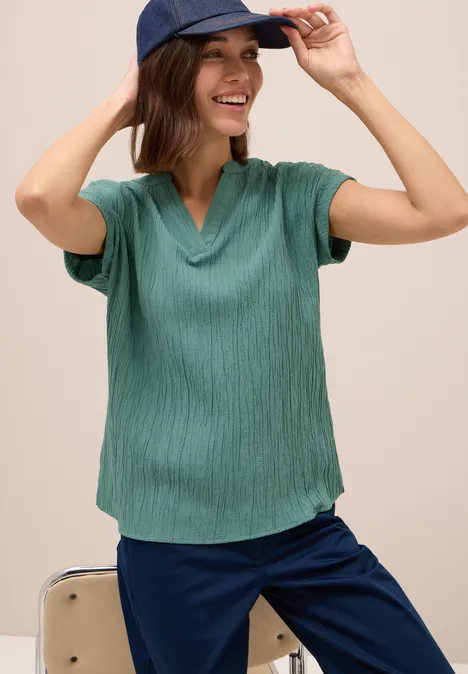 Chemisier structuré jewel green