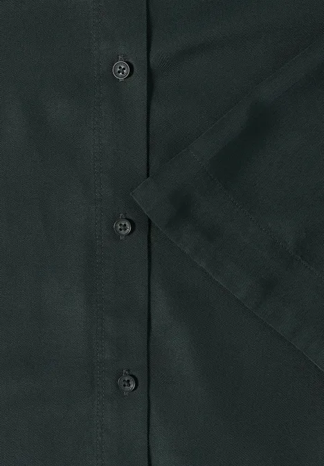 Lyocell Hemdbluse ink green