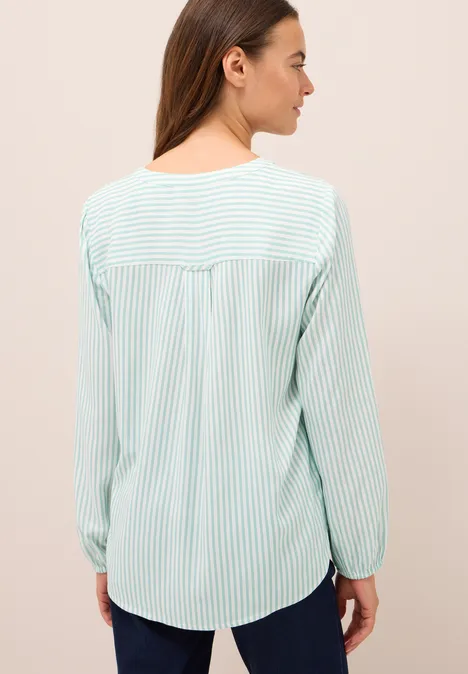 Gestreifte Tunika jewel green