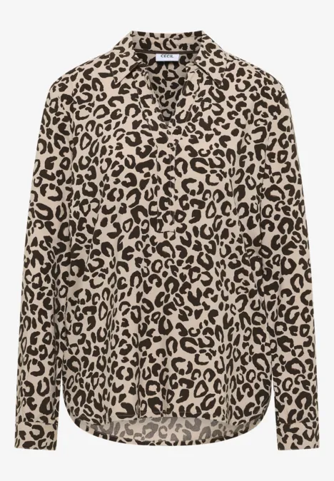 Gedessineerde blouse null