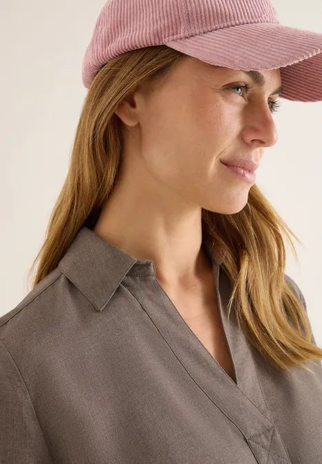 Melange Bluse cocoa taupe melange