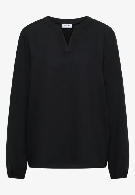 Tunique en couleur unie Black Tunique en couleur unie Black