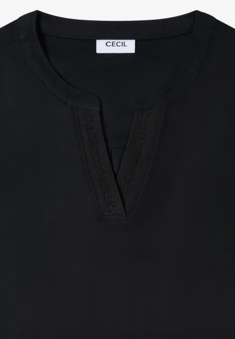 Tunique en couleur unie Black Tunique en couleur unie Black