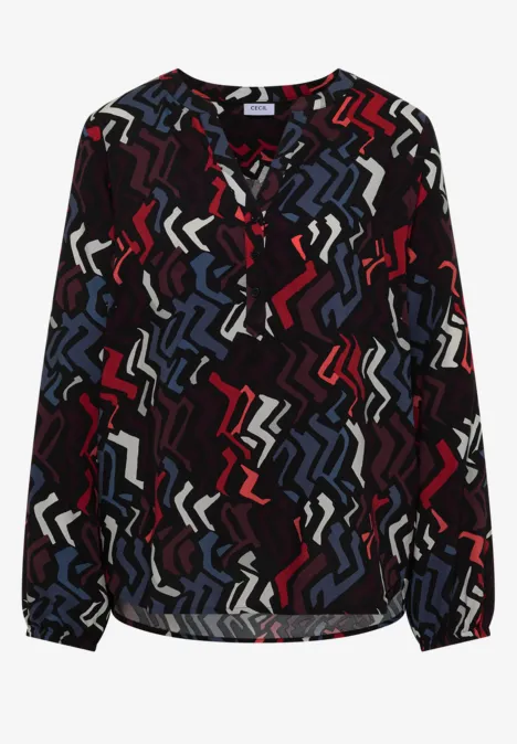 Blouse à motif graphique null