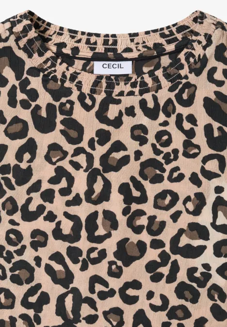 Leo Langarmbluse urban taupe