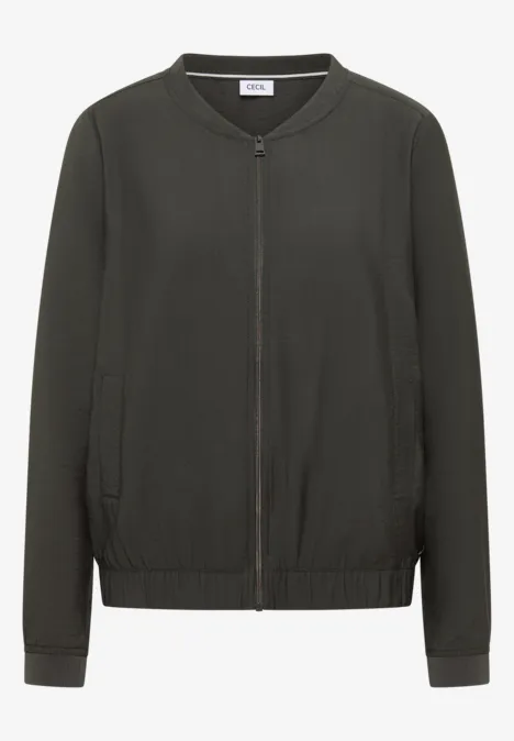 Blouson in Unifarbe raw khaki