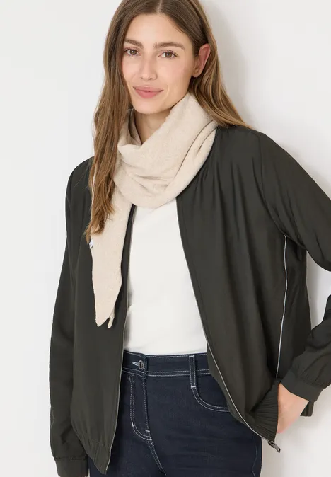 Blouson in Unifarbe raw khaki