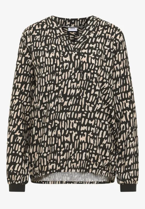 Blouse met trekkoord null