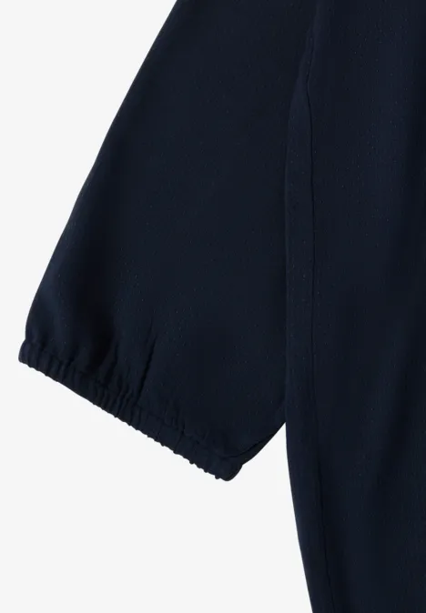 3/4-mouwen blouse met gespleten hals universal blue