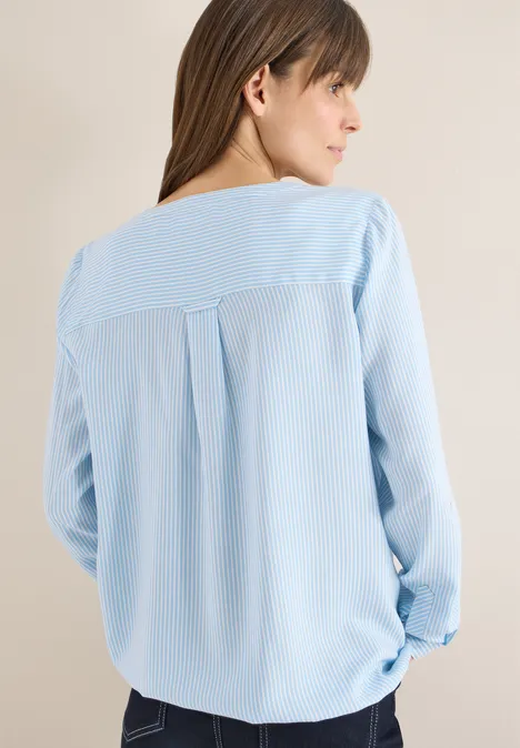 Blouse à rayures blouse blue Blouse à rayures blouse blue