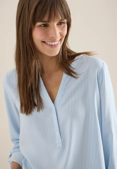 Blouse à rayures blouse blue Blouse à rayures blouse blue