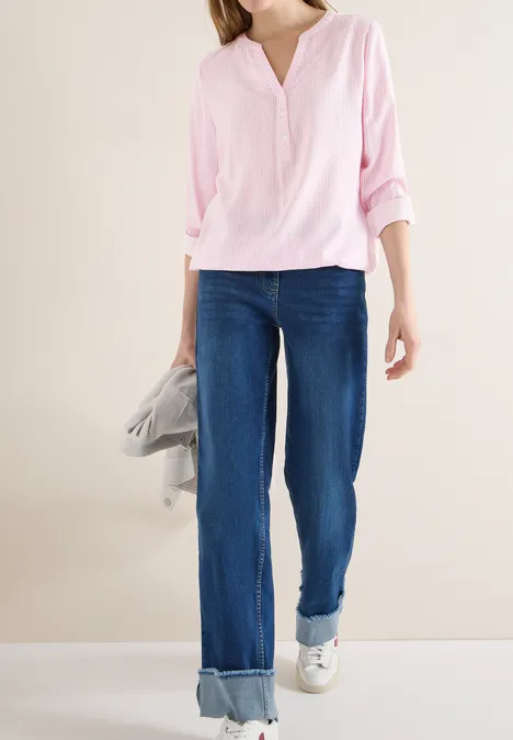 Blouse à rayures light blush rose