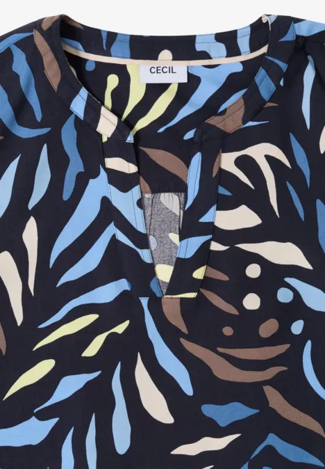 Gemusterte Bluse universal blue Gemusterte Bluse universal blue
