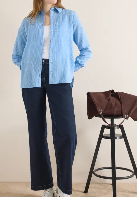 Chemisier à rayures fountain blue