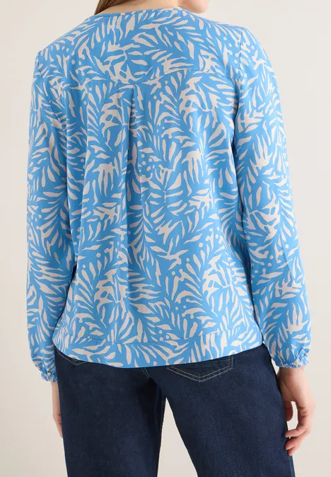 Blouse avec nœud fountain blue