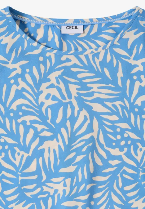 Blouse avec nœud fountain blue