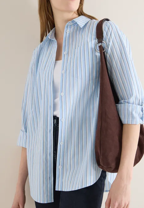 Blouse de style long blouse blue