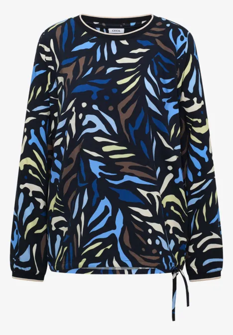 Blouse à motifs universal blue