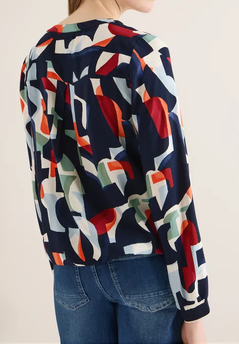 Blouse à motifs universal blue