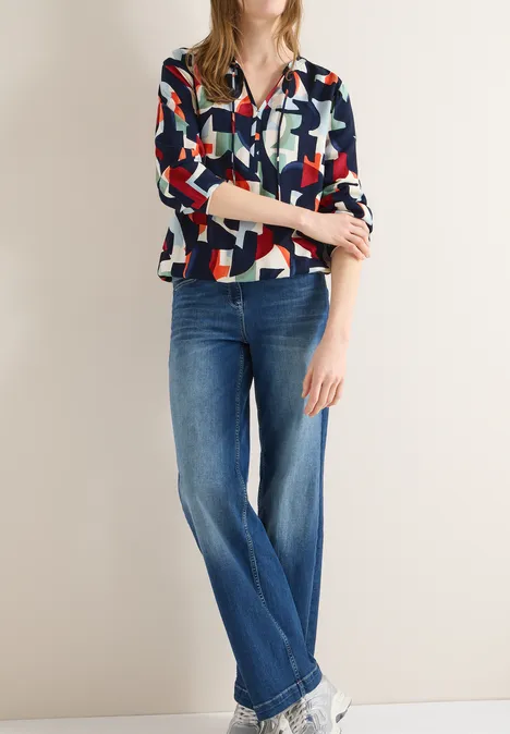Blouse à motifs universal blue