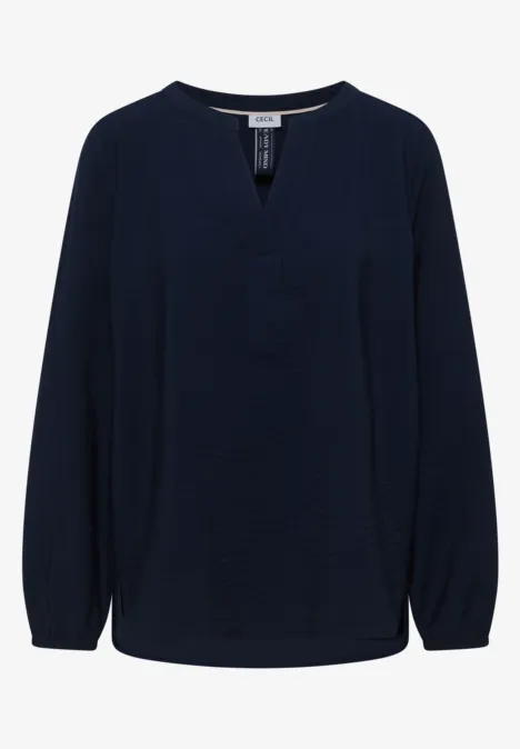 Blouse en couleur unie universal blue